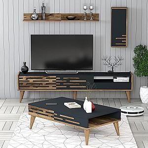 Living Trendy Valensiya Nuc (Maro)/Antracit (Gri)