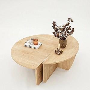 Masuta de cafea, reviste Trendy Podium Stejar Safir