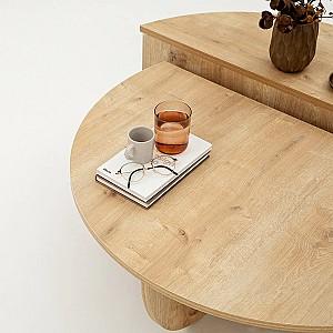 Masuta de cafea, reviste Trendy Podium Stejar Safir