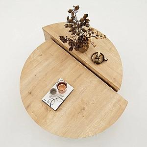 Masuta de cafea, reviste Trendy Podium Stejar Safir
