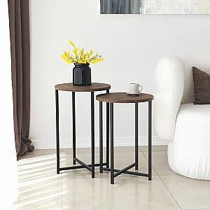 Masuta de cafea, reviste Trendy Neta 1 Nuc (Maro)