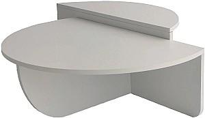 Masuta de cafea, reviste Trendy Podium Alb
