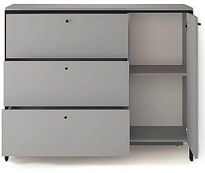 Comoda Fabrik Home Clay 3S1D Gri