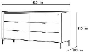 Comoda Fabrik Home Velori Gri-Argila