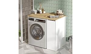 Dulap de baie Trendy SA1-WK Nuc/Alb