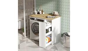 Dulap de baie Trendy SA1-WK Nuc/Alb