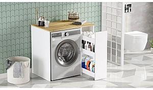 Dulap de baie Trendy SA1-WK Nuc/Alb