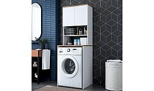 Dulap de baie Trendy KD101 - 1950 Alb/Nuc