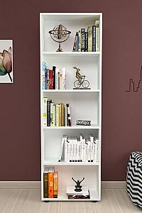 Etajera Nex Home Chipboard 55x20x172 cm Alb