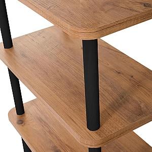 Etajera Trendy Zen Negru/Pinul Atlantic (Maro)