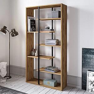 Etajera Trendy Presto Nuc (Maro)/Negru