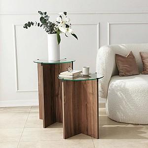 Masuta de cafea, reviste Trendy Lily Nuc (Maro)
