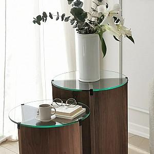 Masuta de cafea, reviste Trendy Lily Nuc (Maro)