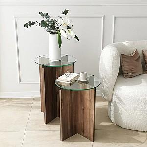 Masuta de cafea, reviste Trendy Lily Nuc (Maro)