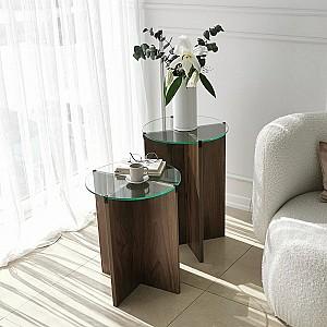 Masuta de cafea, reviste Trendy Lily Nuc (Maro)