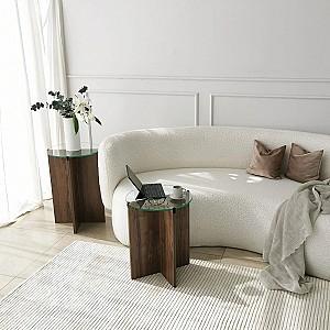 Masuta de cafea, reviste Trendy Lily Nuc (Maro)