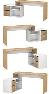 Masa de birou Bofigo 20-03-41 Sapphire Oak/White