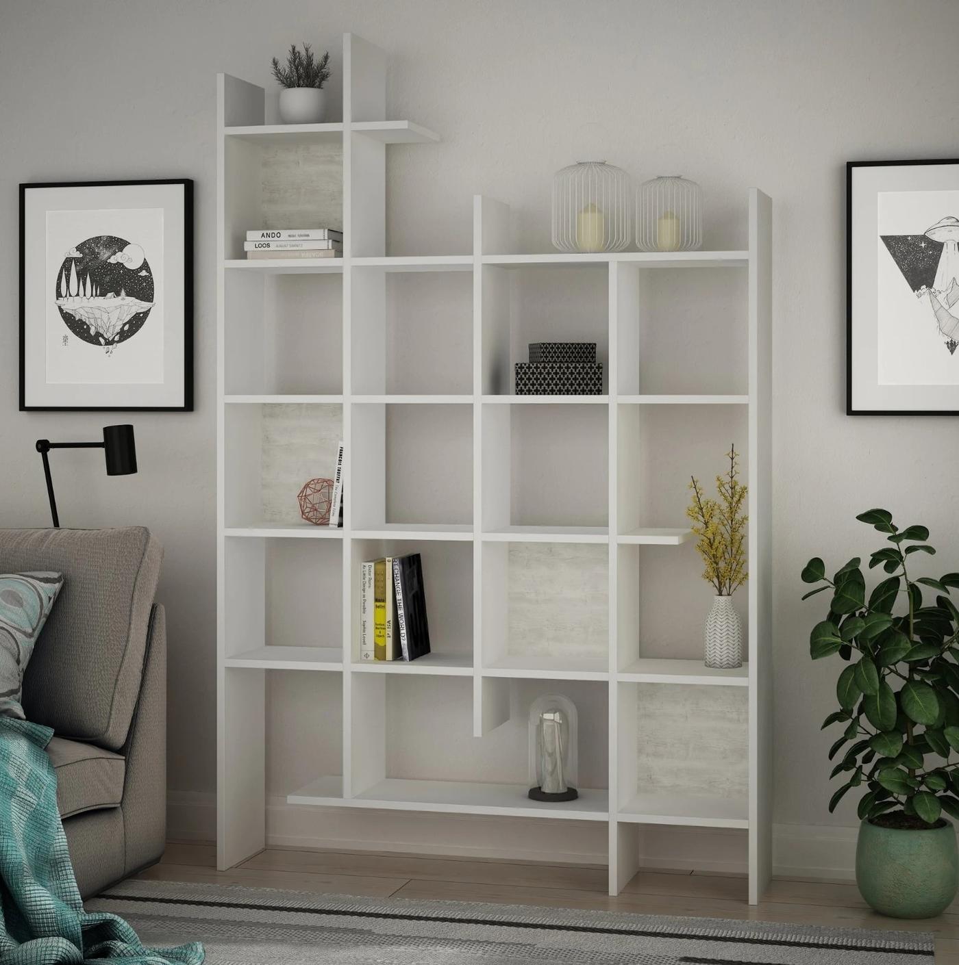 Etajera Hanah Home Manco White