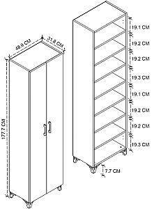 Dulap penal Bofigo 12-51-01 White