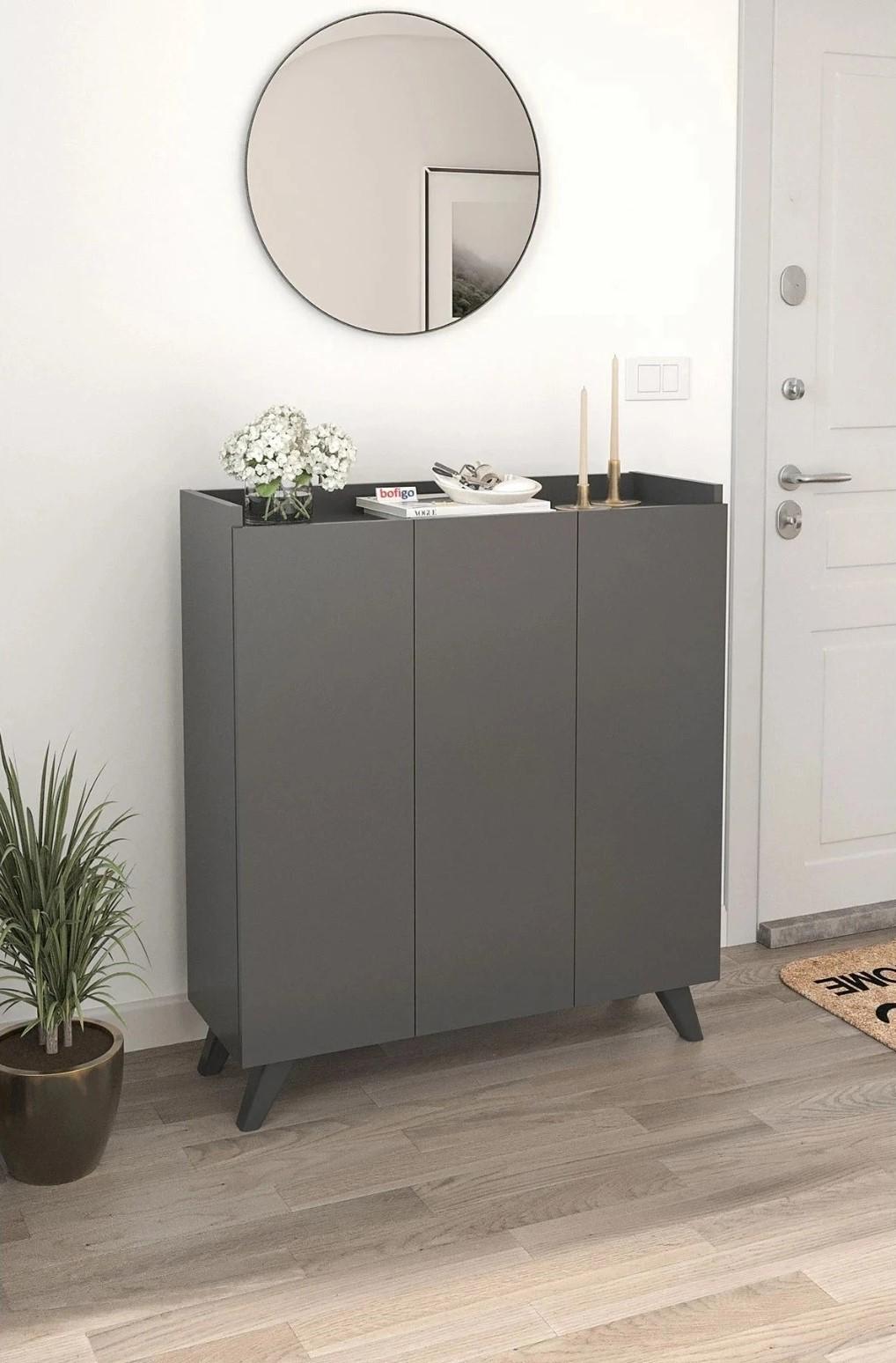 Dulap pentru incaltaminte Bofigo 12-30-08 Anthracite
