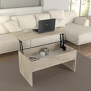 Masuta de cafea, reviste Hanah Home Akilli Travertine