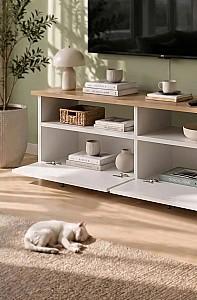Tumba pentru televizor Bofigo 11-20-41 Sapphire Oak/White