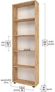 Etajera Bofigo 15-02-02 Pine