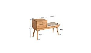 Bancheta Trendy Urban Stejar (Bej)/Crema (Bej)