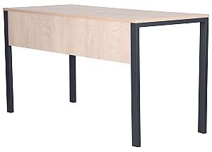 Masa de birou AMF Pluto Stejar Endgrain (Bej)/Negru