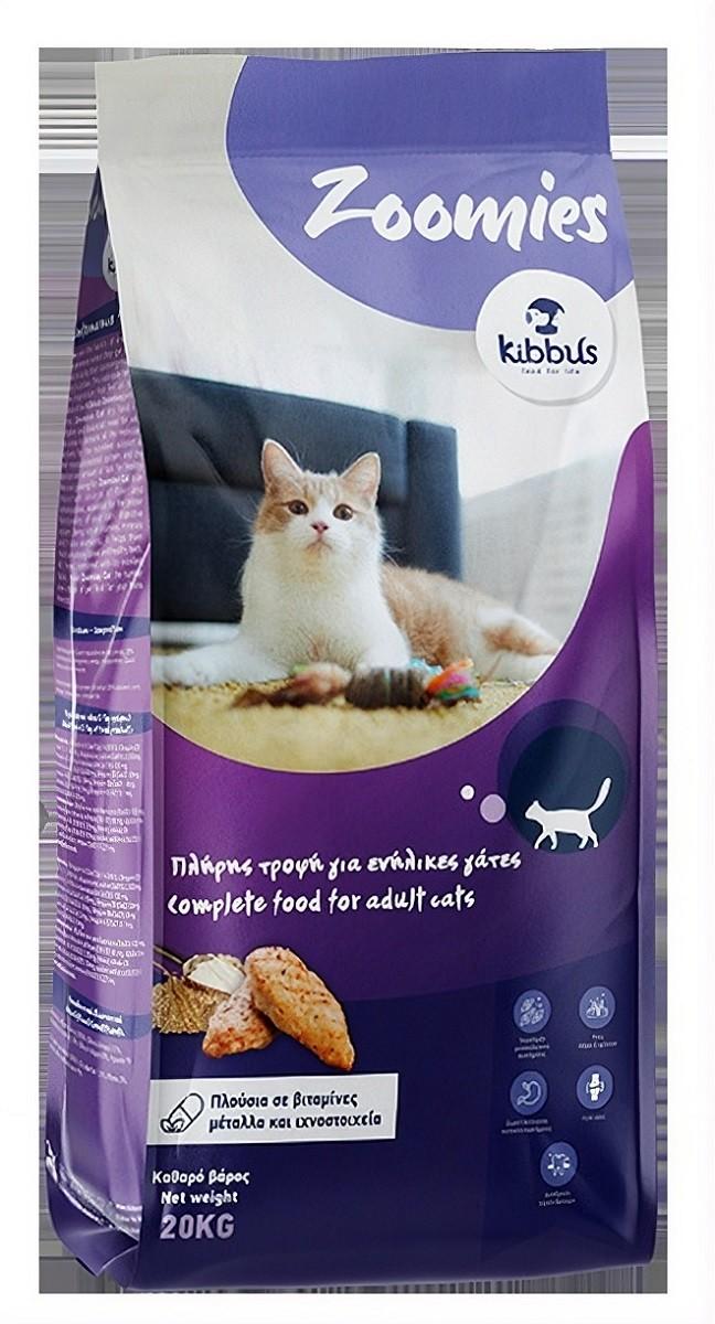 Hrana uscata pentru pisici Kibbus Zoomies Cat 10kg