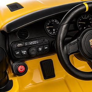 Maşină electrică Kids Car Porsche 718 Spyder RS Yellow