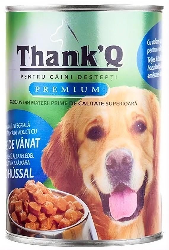 Hrana umeda pentru caini Thank’Q Premium Vanat 415g