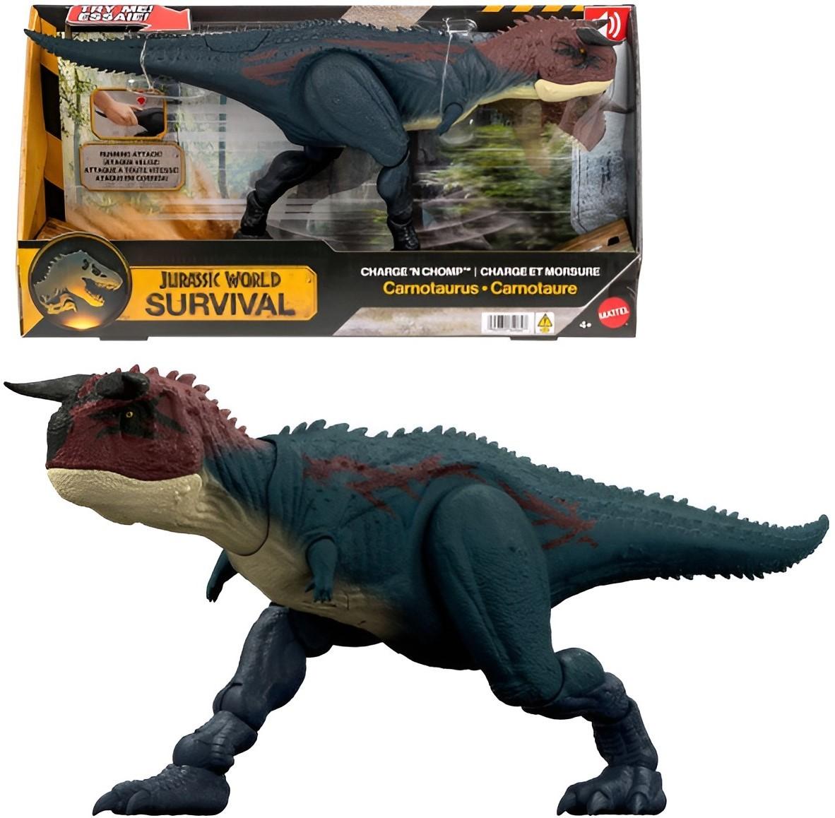 Figurina personaj Mattel Jurassic World JKG85 Carnotaurus