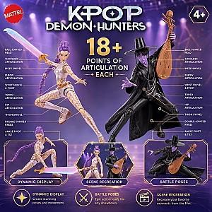 Figurina personaj Mattel Rumi & Jinu 2pcs (JRY40)