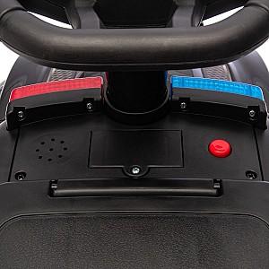 Tolocar Kids Car Police Ride-On Car Black