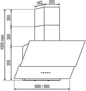 Hota Tornado CAPPA 850 (60)WH LED