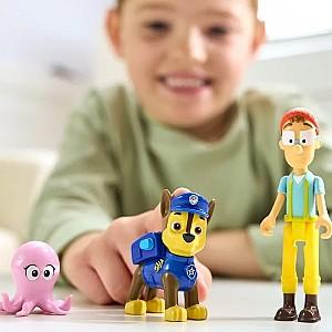 Set de jucarii Spin Master Paw Patrol: Chase&Cap'n Turbot (6072992)