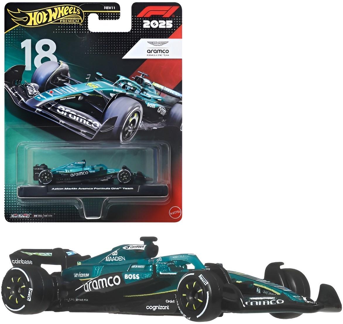 Masina jucarie Hot Wheels Premium Aston Martin: Lance Stroll (JKD87)