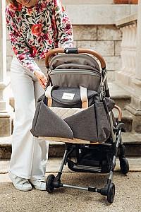 Genta pentru mamici Beaba Sydney II Dark Heather Grey