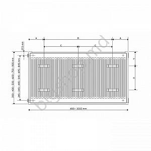 Radiator Vaillant K22 500*700