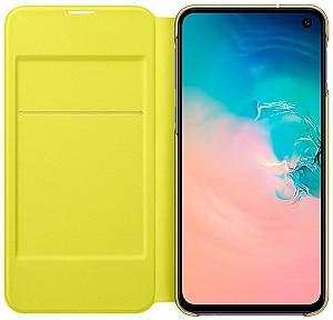 Husa pentru telefon Samsung Original Galaxy S10E LED Flip Wallet White (127790)