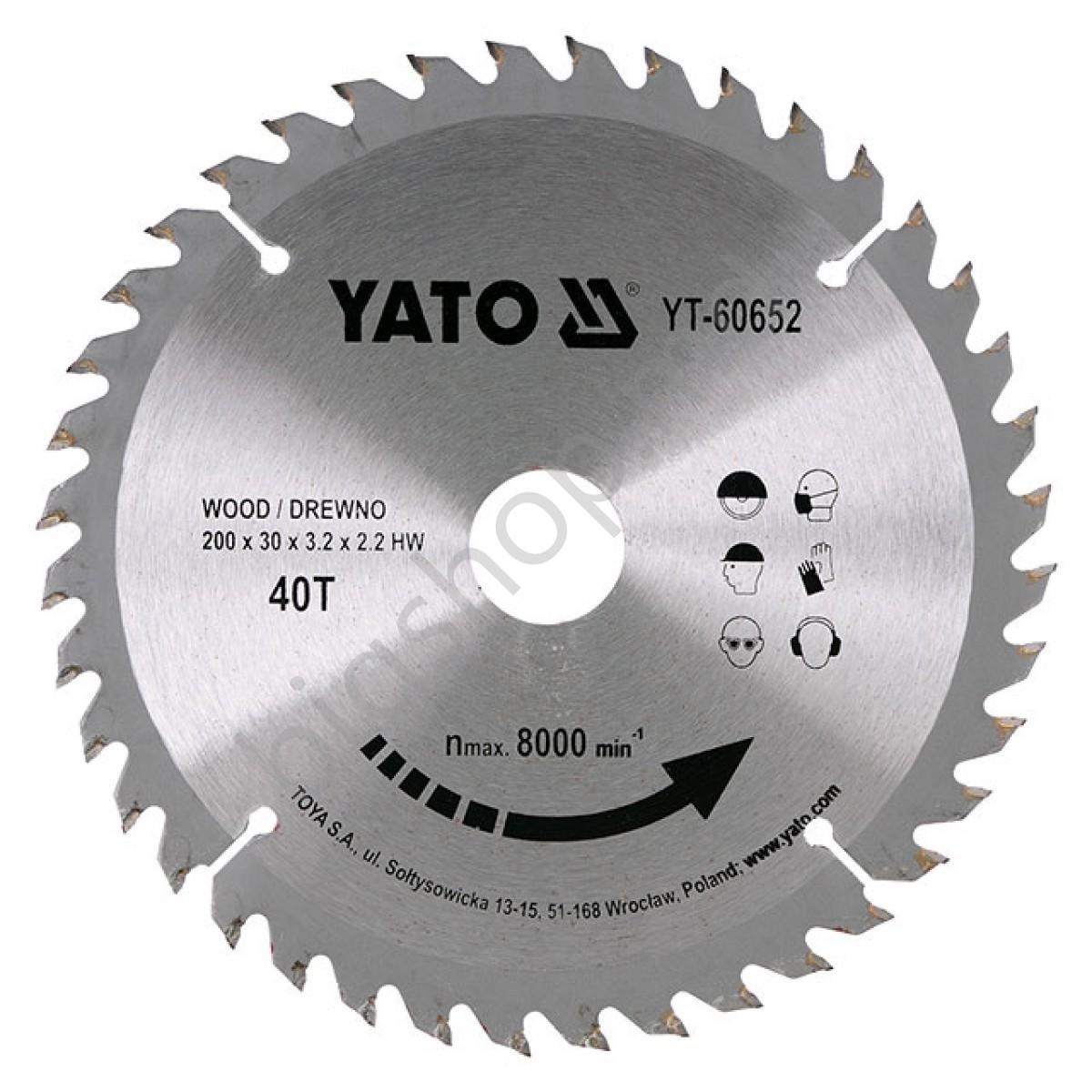 Disc de taiere Yato 210 x 30 x 3.2 x 2.2 mm