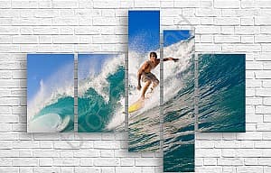 Tablou multicanvas Art.Desig SURFING DE VARA
