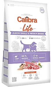 Hrană uscată pentru câini Calibra Life Junior Small & Medium Breed Lamb 2.5kg