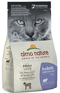 Нrană uscată pentru pisici Almo Nature HOLISTIC Digestive Lamb 400g