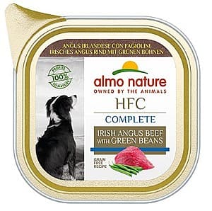 Hrană umedă pentru câini Almo Nature HFC Alu Irish Angus Beef with Green Beans 85g
