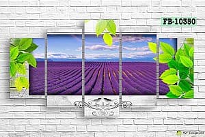 Tablou multicanvas Art.Desig Lavender field FB-10350