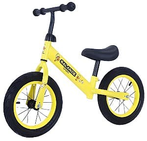 Bicicleta fara pedale 4Play Balance AEBS 12 Yellow