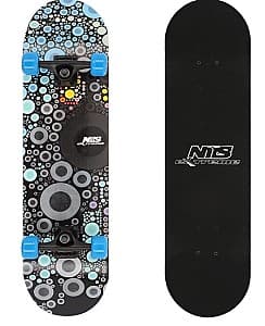 Skateboard NILS EXTREME CR3108SA Spot Black/Blue