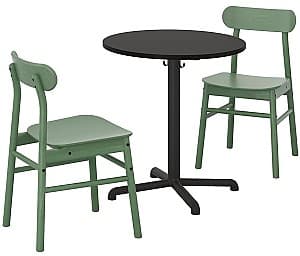 Set de masa si scaune IKEA Stensele/Ronninge Antracit/Antracit/Verde (1+2)
